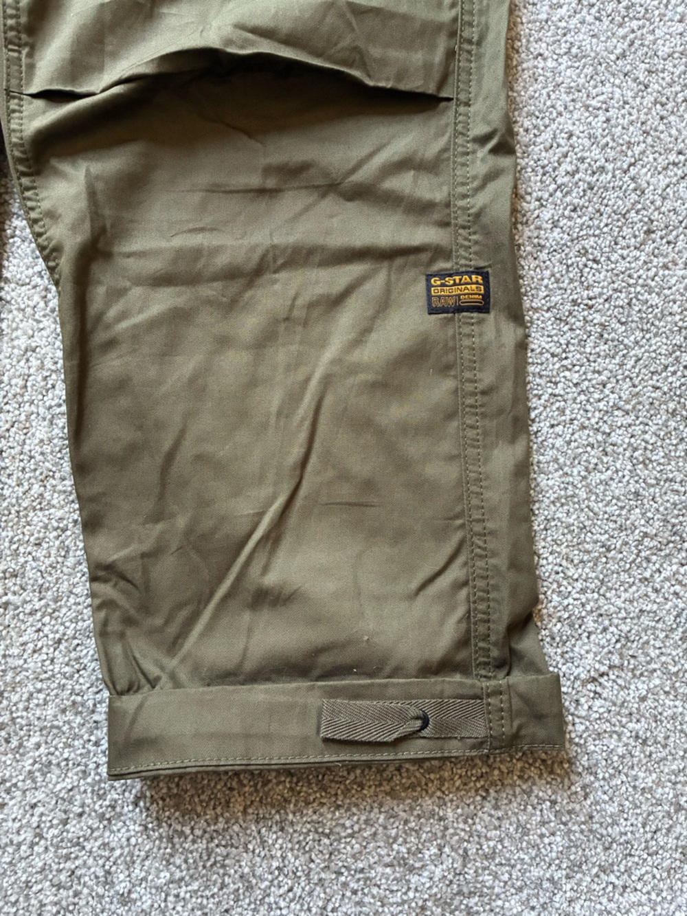 G-Star Olive Green Cargo Pants - Picture 4 of 11